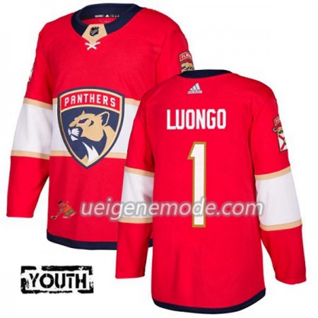 Kinder Eishockey Florida Panthers Trikot Roberto Luongo 1 Adidas 2017-2018 Rot Authentic